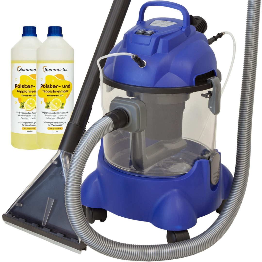 ALBATROS Hydro 7500 Waschsauger + 2L Reiniger – XXL Polsterreiniger Teppichreiniger Nasssauger – 120