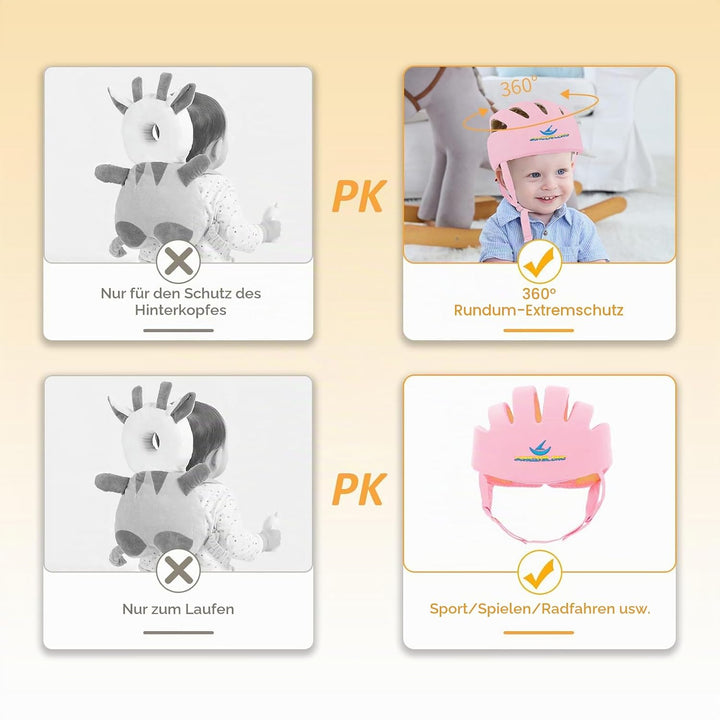 Baby Helm, IULONEE Baby Kopfschutz Helm Krabbelhelme Gehhelme Kopfbedeckung Kleinkind Schutzmütze fü