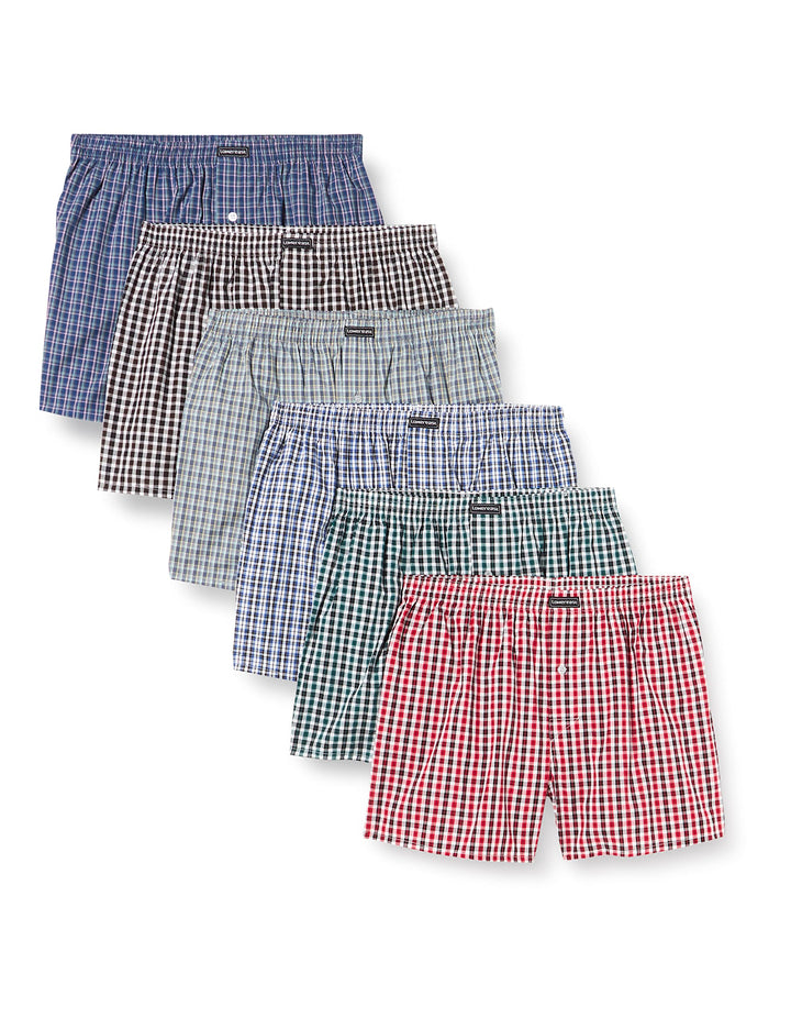 Lower East American Boxershorts Herren 10 Pack I 6 Pack aus 100% Baumwolle - Unterwäsche Herren Unte
