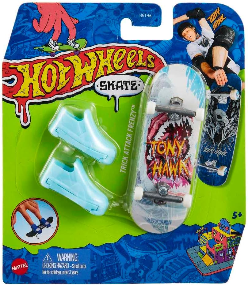 Hot Wheels Mattel Mini Monopatin, inkl. Schuhe, Verschiedene Modelle, Mehrfarbig (HGT57)
