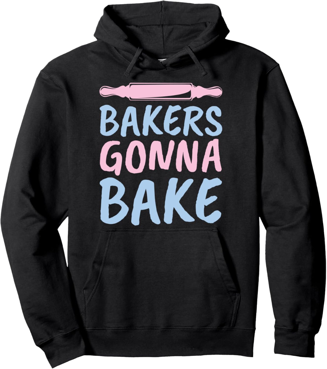Bäcker werden rosa-violett backen Pullover Hoodie