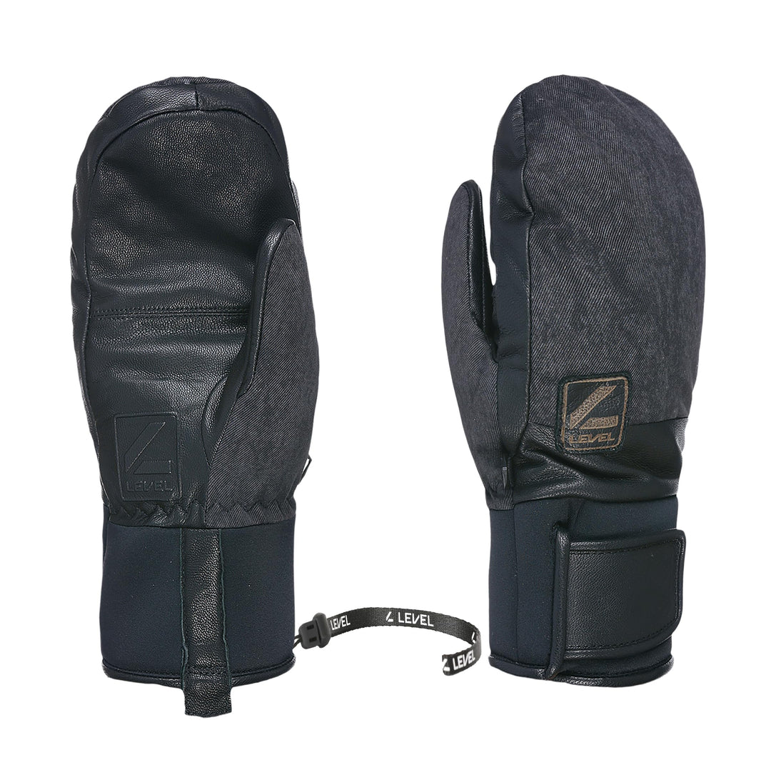 Level Herren Rover Mitt Handschuhe 9.5/XL Black-Grey, 9.5/XL Black-Grey
