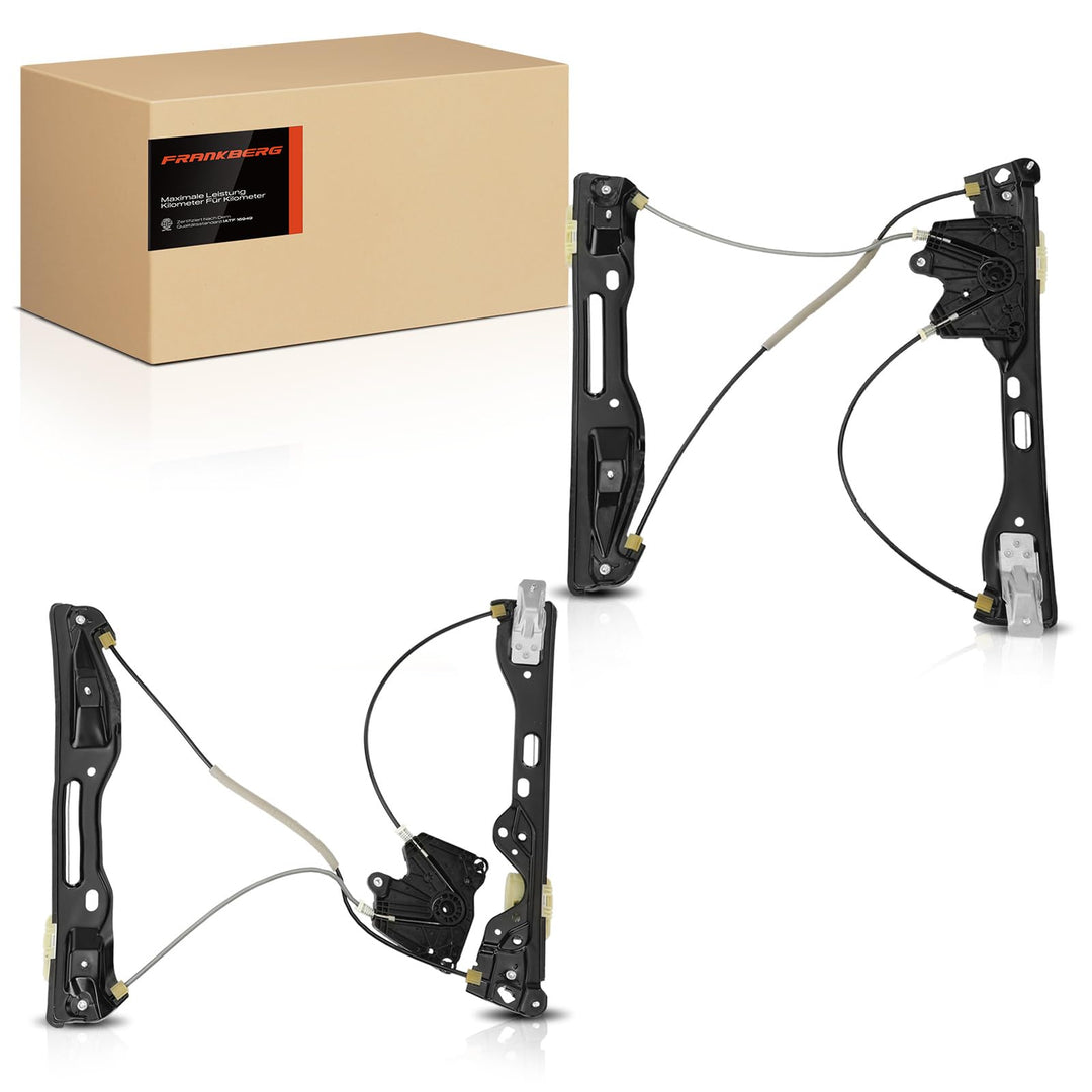 Frankberg 2x Fensterheber Elektrisch ohne Motor Vorne Links Rechts Kompatibel mit Mondeo V Schräghec