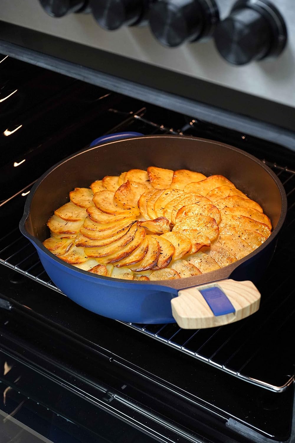 COOKUT - Die fabelhafte 8-in-1-Pfanne - Einzigartiges Utensil, das Pfanne und Schmorpfanne ersetzt -