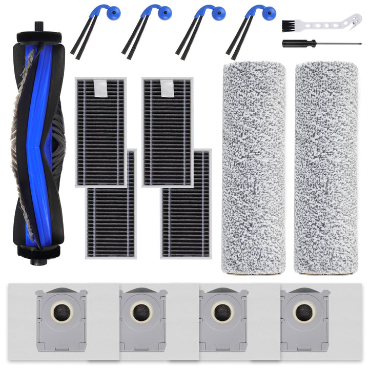 Zubehör Ersatz Kompatibel für ECOVACS DEEBOT X9 PRO OMNI, T80S OMNI, X11 PRO OMNI Saugroboter, 1 Hau