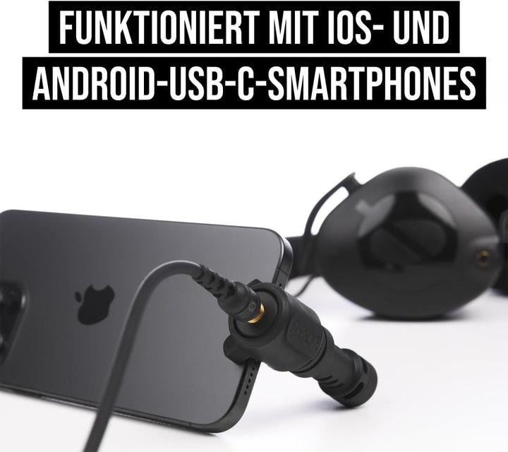 RØDE VideoMic Me-C+ Richtmikrofon für USB-C-Mobilgeräte (iOS und Android), Perfekt für die Erstellun