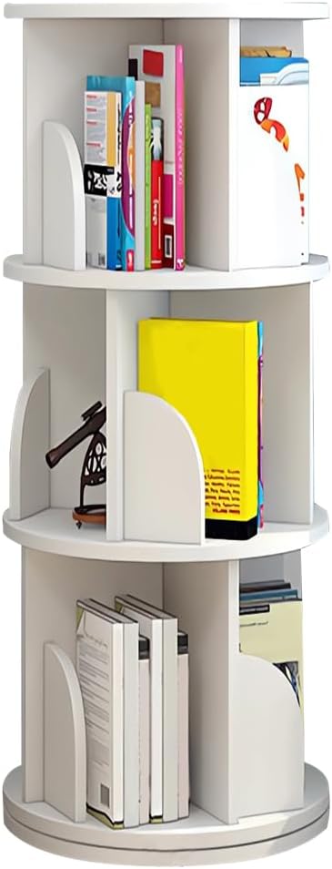homewell Kinder Bücherregal aus MDF, 4 Fächer Bücherständer für Kinderzimmer, Bücherregal Aufbewahru