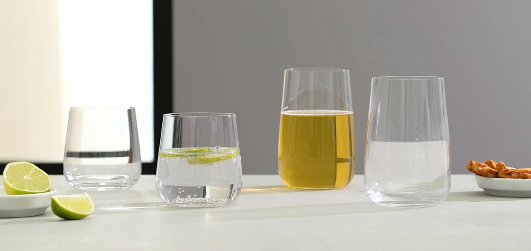 LEONARDO HOME 066417 LD Becher 530ml Brunelli 6er, Glas, 530 milliliters, Klar Trinkgläser gross, Tr