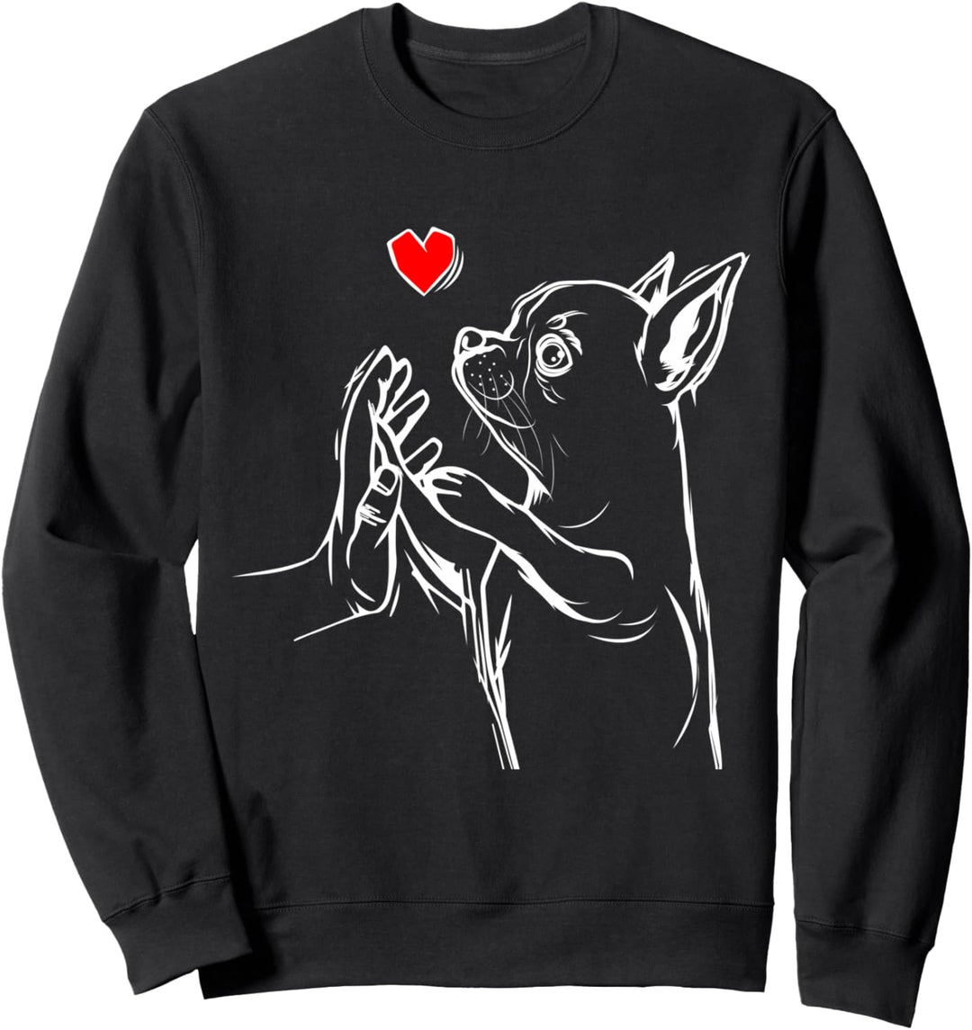 Chihuahua Hunde Liebe Frauchen Sweatshirt
