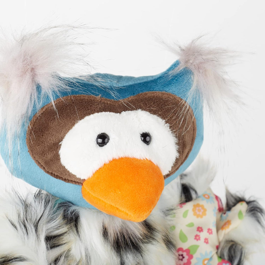 SIGIKID 42854 Stofftier Eule Patchwork Sweety Kuscheltier zum Spielen & Schmusen aus weichem Materia