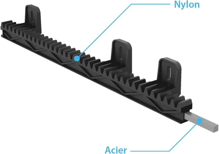 Avidsen 104452 Crémaillère zusätzliche links für Orea, schwarz, links für Orea