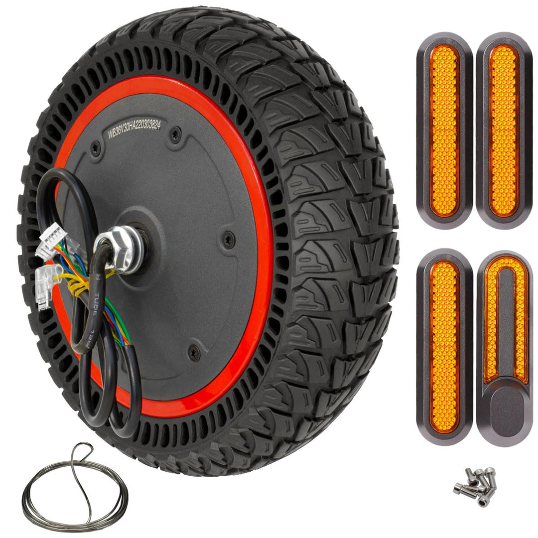 Motor Vorderrad Scooter Xiaomi Pro Pro2 Mercedes AMG (Solid Tire Mountainbike) Schwarz, Schwarz