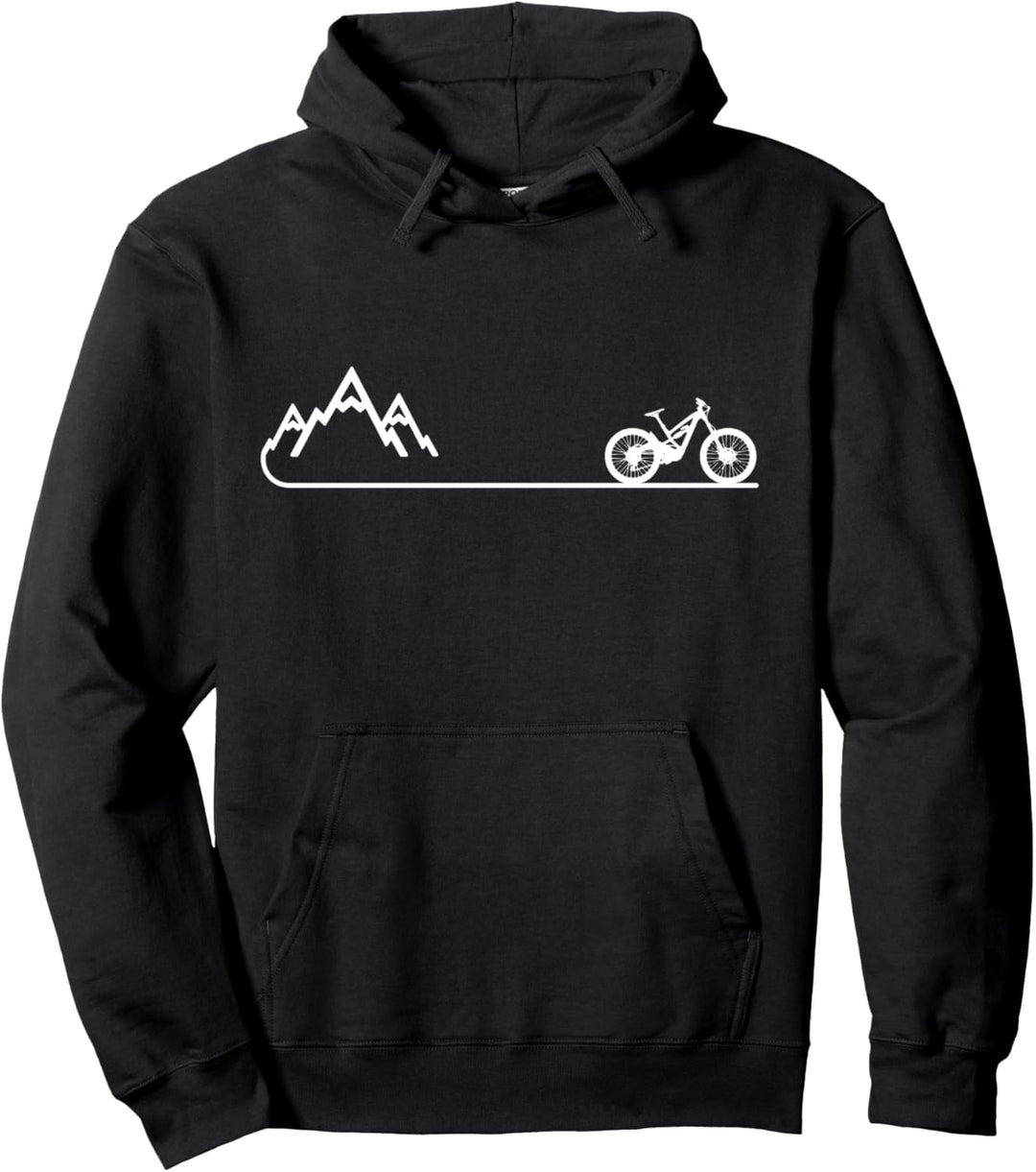 Mountainbike MTB Downhill Fahrrad Mountainbiker Geschenk Pullover Hoodie