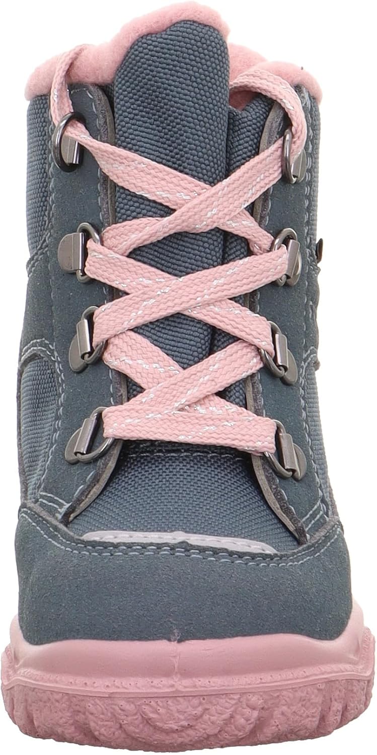 Superfit Mädchen Husky1 Schneestiefel 24 EU Blau Rosa 8020, 24 EU Blau Rosa 8020