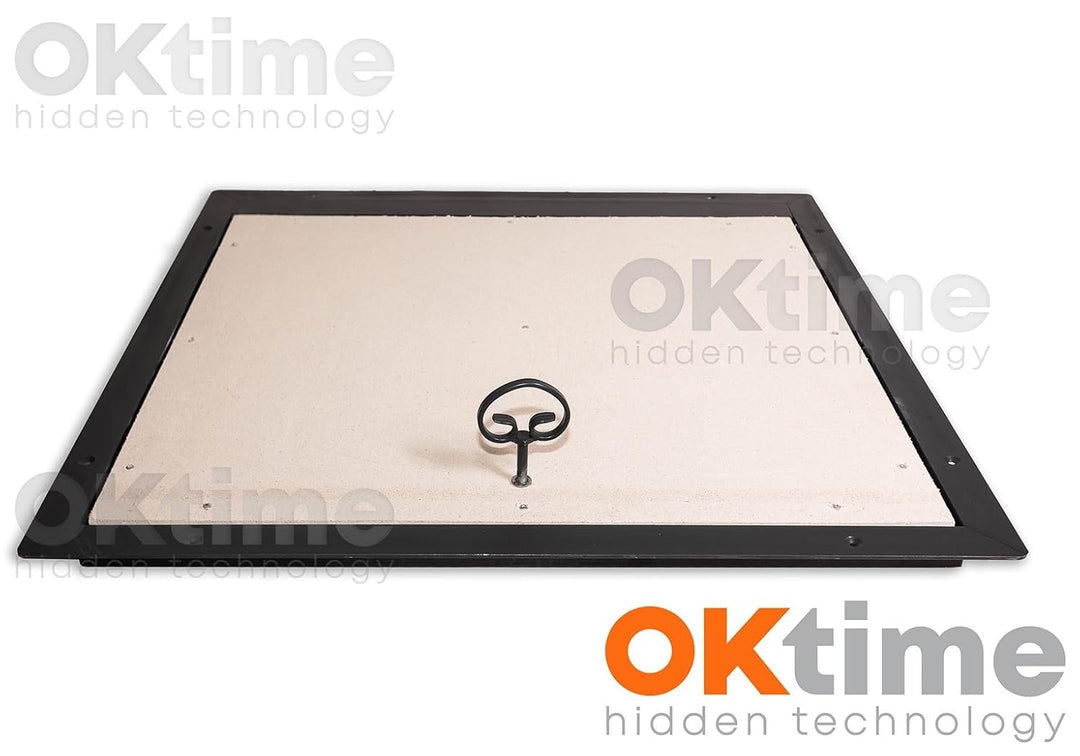 Schachtabdeckung 700 mm x 700 mm Seitenscharniere - Bodenluke Schachtdeckel Revisionsschacht Kanalsc
