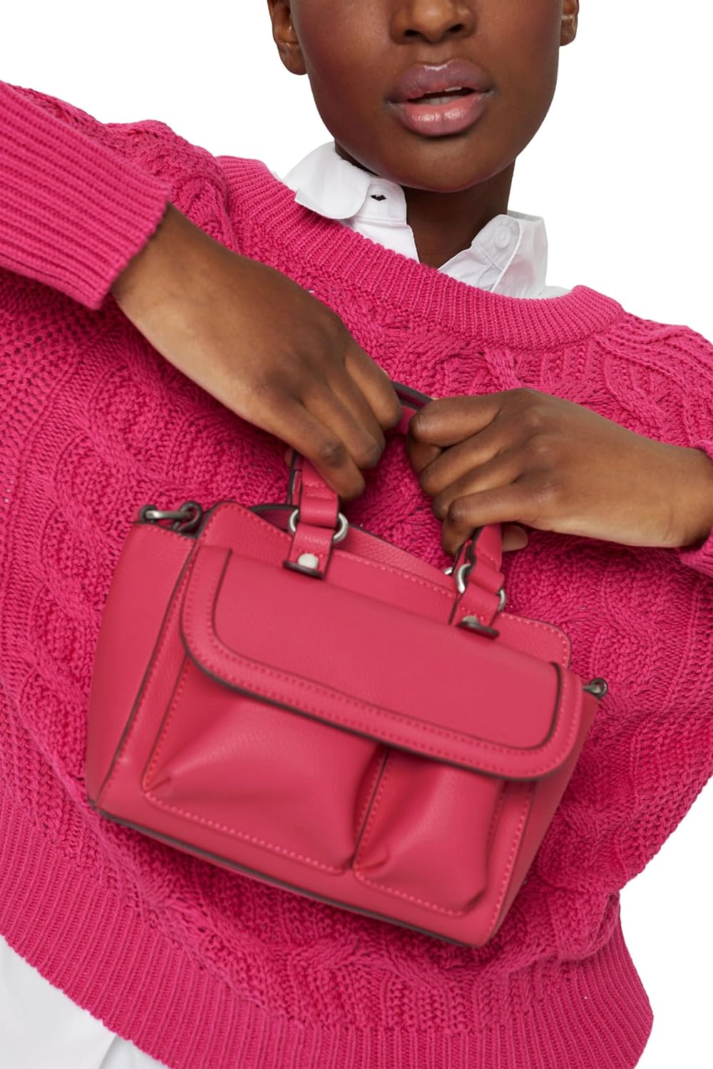 ESPRIT Damen 012ea1o310 Tasche, Einheitsgrösse 660/Pink Fuchsia, 660/Pink Fuchsia