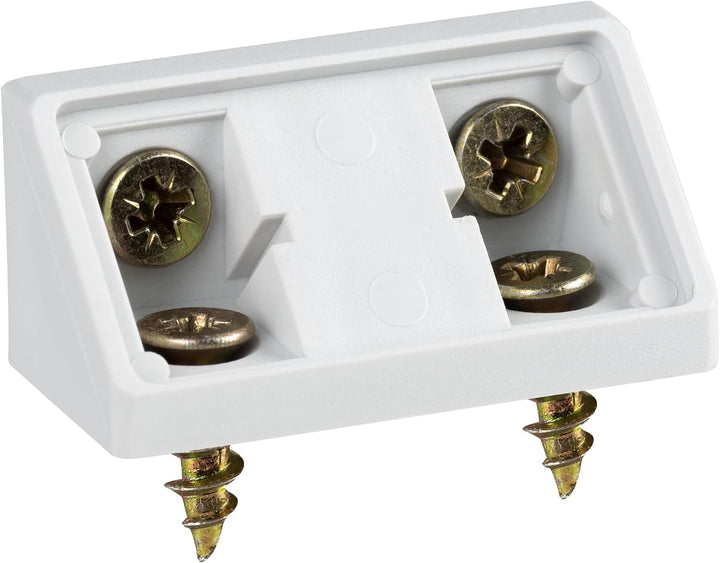 Winkelverbinder Doppelter Set 20/40 x - Möbelverbinder - Schrankverbinder - Bauwinkel - Korpusverbin