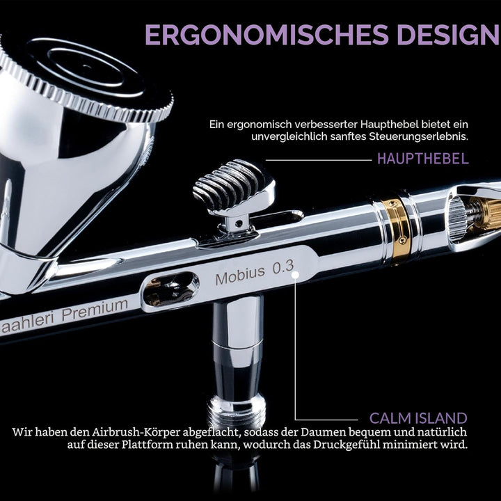 Gaahleri Airbrush Premium Serie GHPM-Mobius 0,3mm