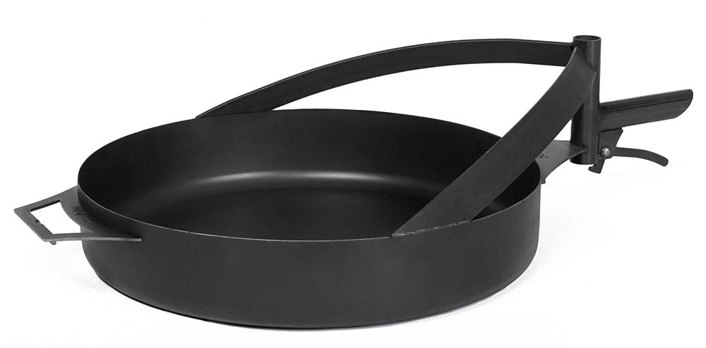 CookKing Stahl Pfanne 50 cm | Zubehör für Feuerschale Bandito & Montana X | Robuster Rohstahl | Outd