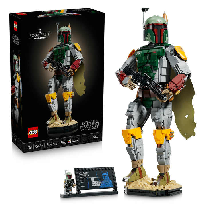 LEGO Star Wars: Die Rückkehr der Jedi-Ritter Boba Fett Figur - mit Helm, Blaster &amp; Kopfgeldjäger Min