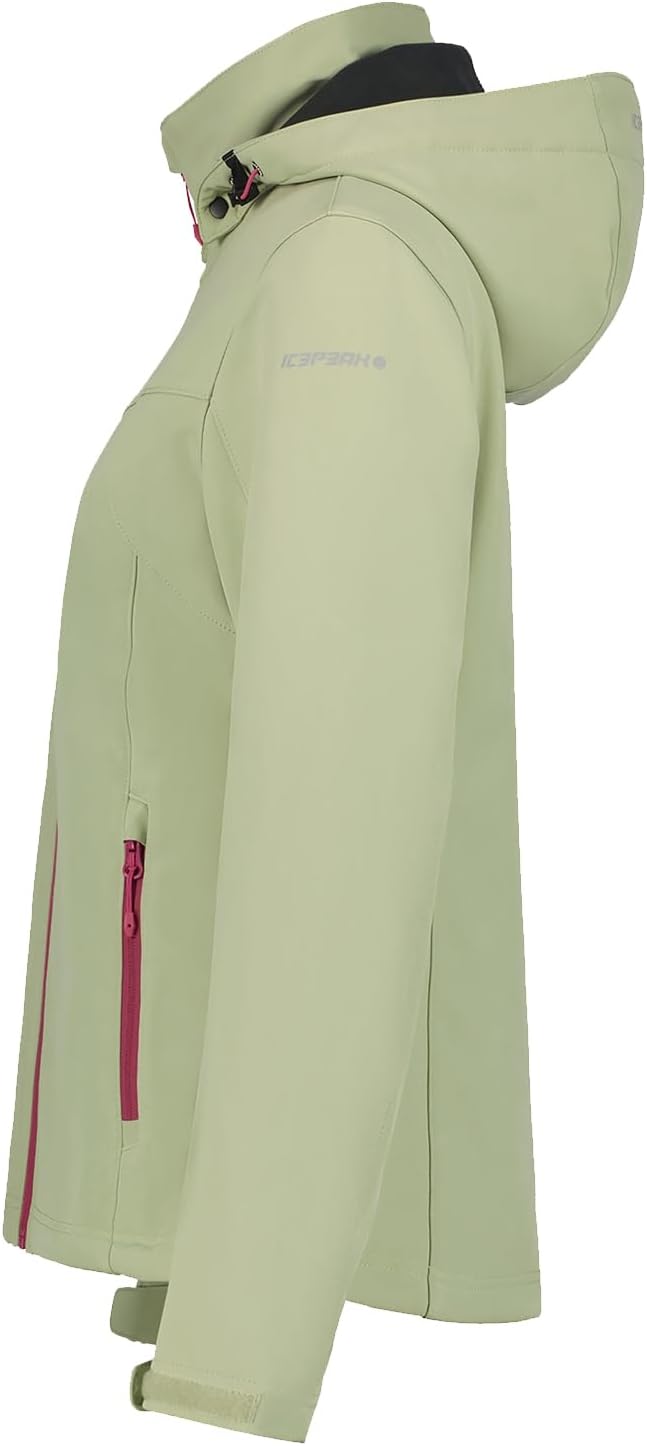 ICEPEAK Damen Brenham Softshell Jacke 40 -527 Green, 40 -527 Green