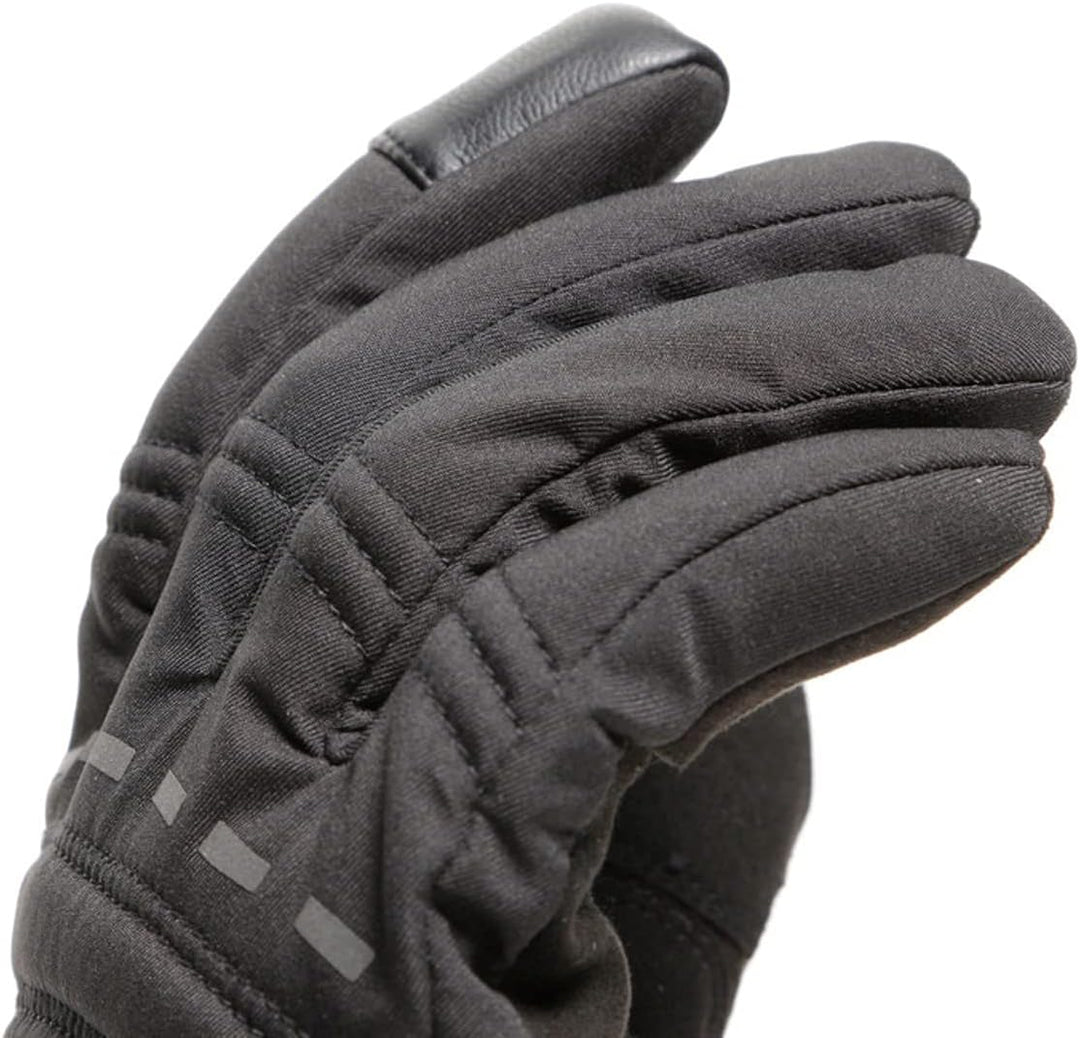 Dainese Stafford D-Dry Gloves, Motorradhandschuhe Sommer Wasserdicht, Herren, Schwarz/Anthrazit, L