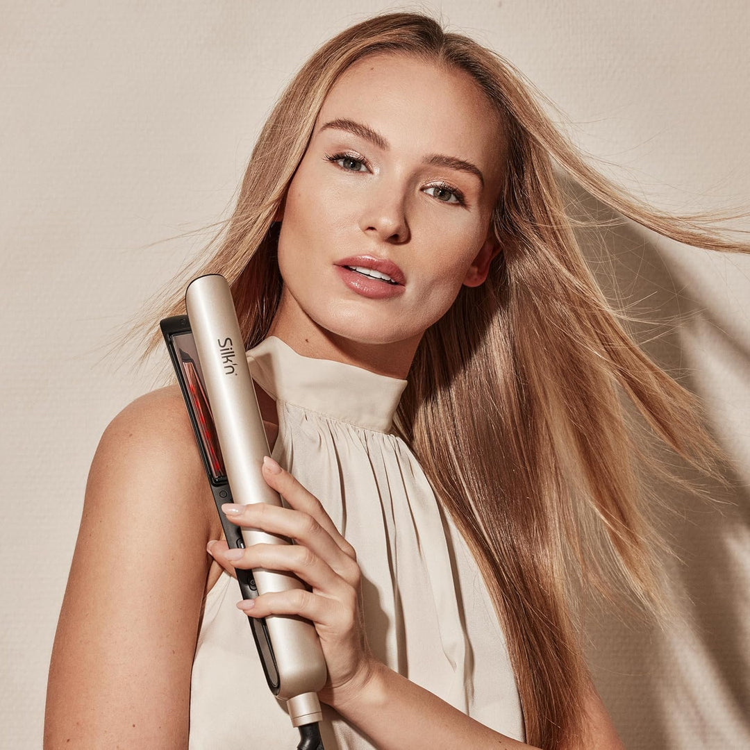 Silk'n Haarglätter I SilkyStraight I Haarglätter mit Infrarot- und Ionentechnologie I Für unterschie