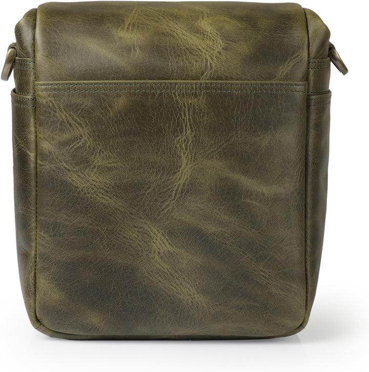 MegaGear MG1701 Torres Mini Kameratasche - Kuriertasche aus echtem Leder für Spiegellose, Sofortbild