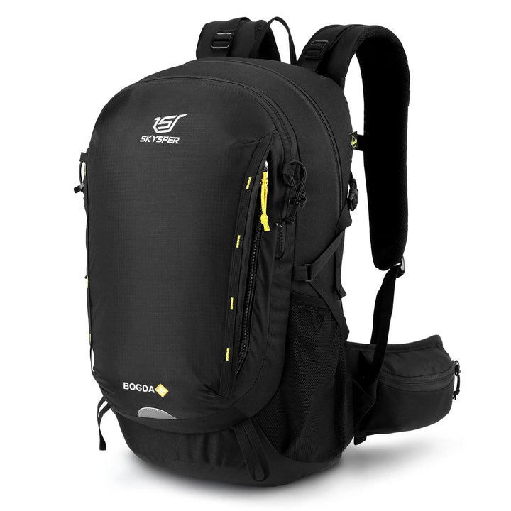 SKYSPER Wanderrucksack 30L/35L Trekkingrucksack Leicht Rucksack mit Rückenbelüftung aus atmungsaktiv