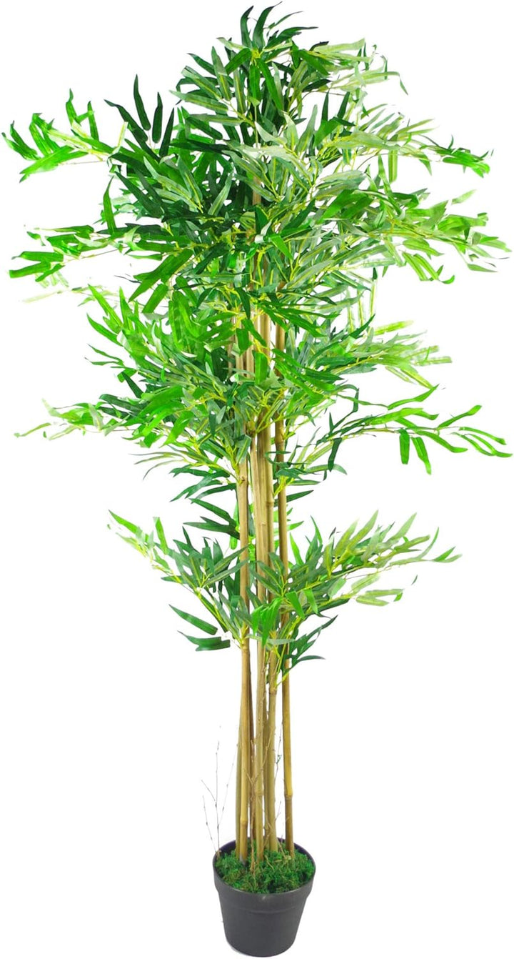 Leaf Bamboo Design UK Künstliche Bambuspflanzen/Bäume, Naturbraun Naturbraun 150 cm, Naturbraun 150