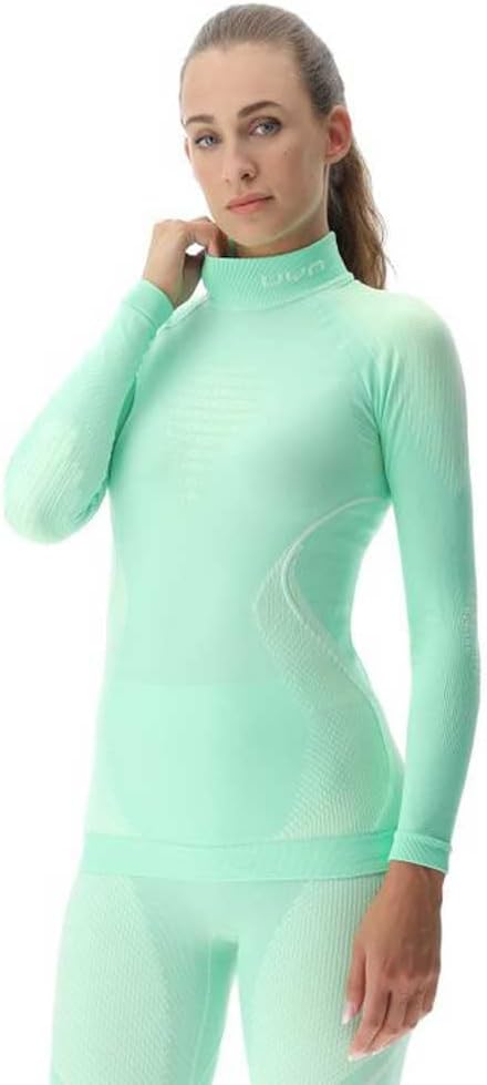 UYN Damen Evolutyon Langarmshirt (1er Pack) M Light Green/White/White, M Light Green/White/White
