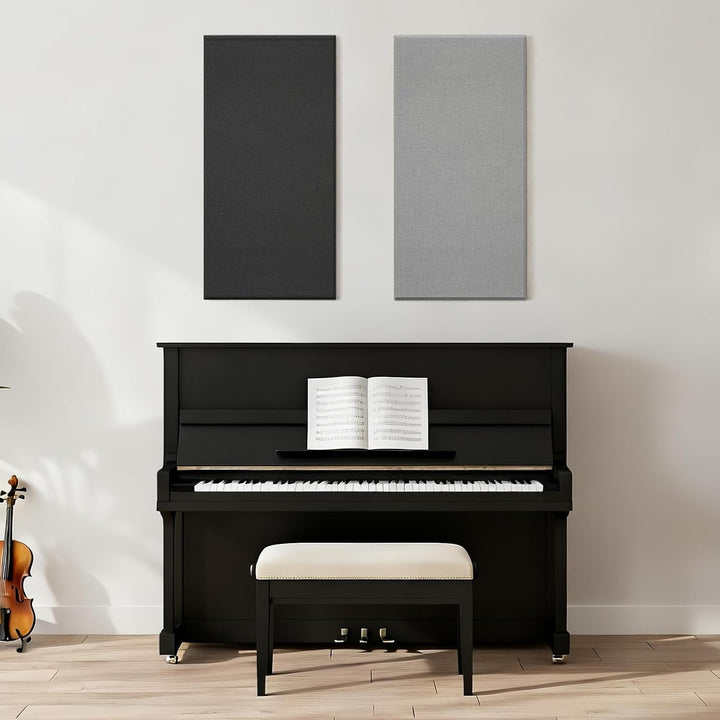 TONOR gross Fiberglas Akustikpaneele, 100x50x4 cm Akustikbild Schallabsorber Wand aus Wanddekoration