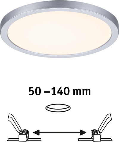 Paulmann 93045 LED Panel Einbauleuchte Areo VariFit IP44 Zigbee Tunable White 175mm rund incl. 1x13