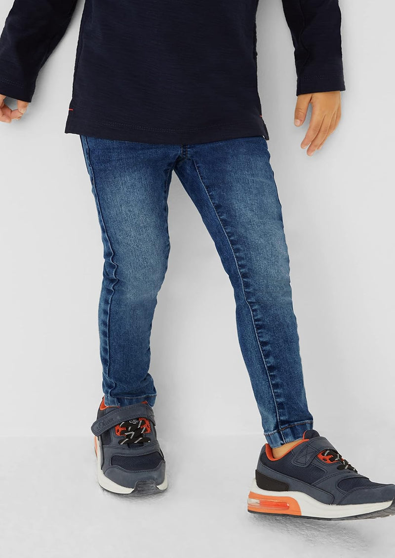 s.Oliver Jungen Slim: Jeans mit Waschung 146 Slim Grau 98z3, 146 Slim Grau 98z3