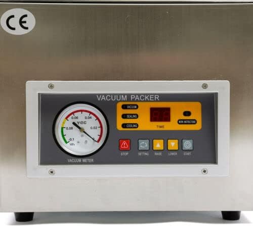 Edelstahl Vakuumierer VakuumiergeräT Vakuummaschine Vakuumiermaschine Industriell Automatisch Sealer