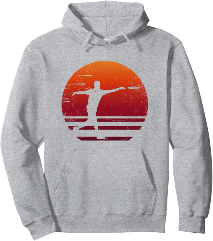 Ultimate Frisbee Disc Golf Vintage Pullover Hoodie