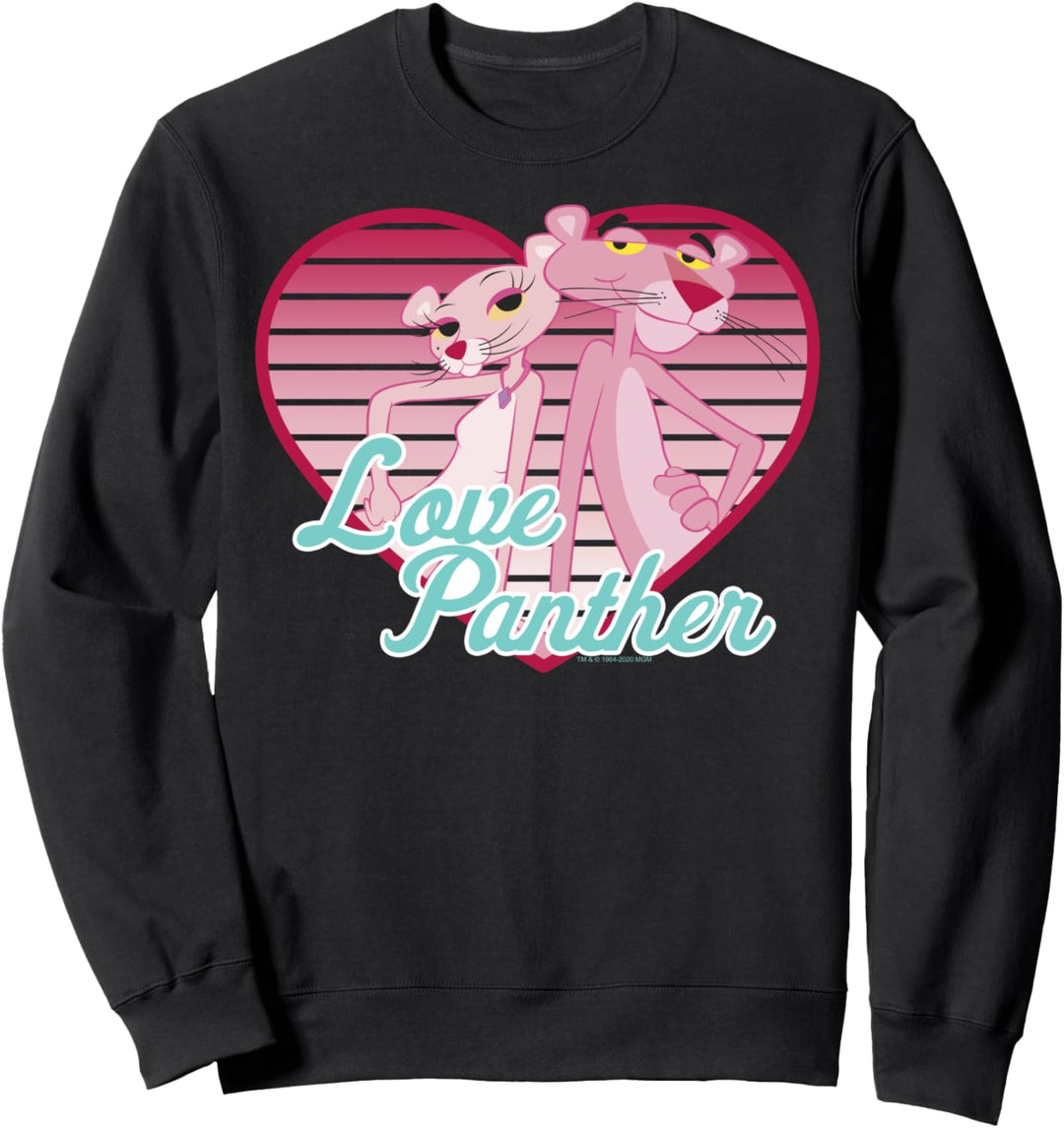 The Pink Panther Valentine's Day Love Panther Sweatshirt