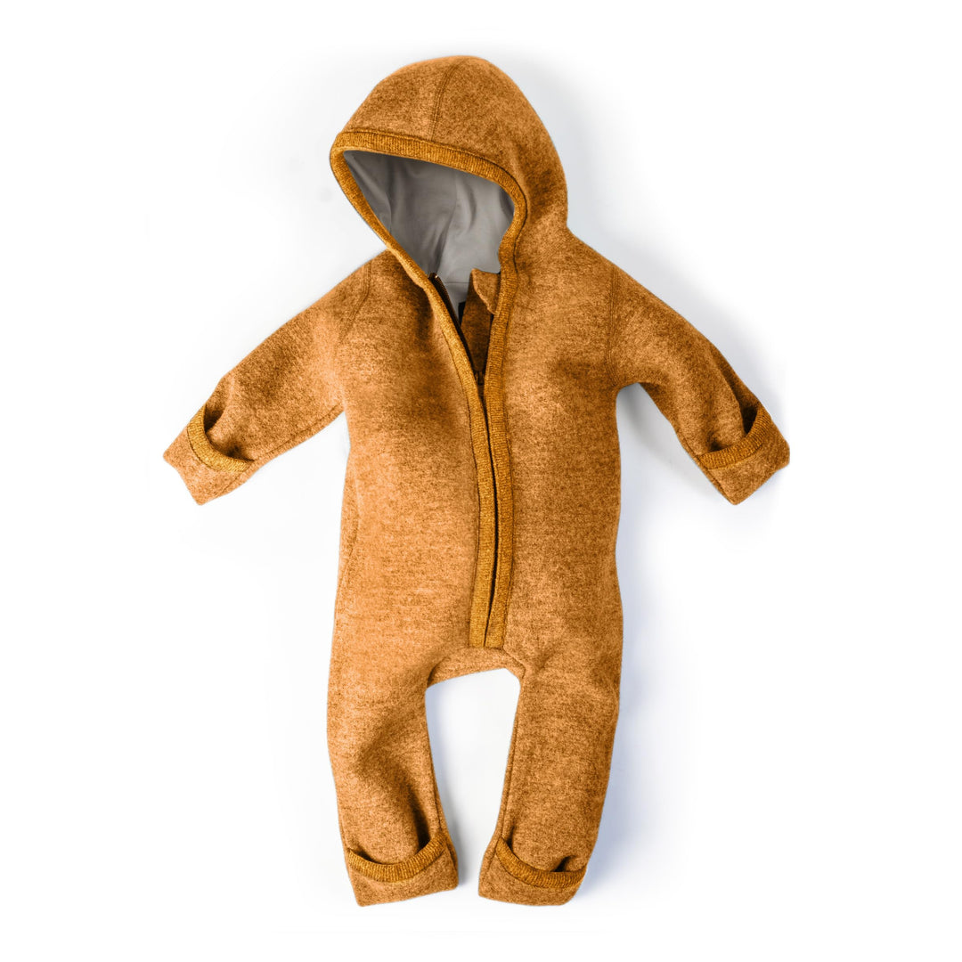 Ehrenkind® Walkoverall | Baby Wollwalk-Overall aus Merino Schurwolle mit Reissverschluss | Walk Woll