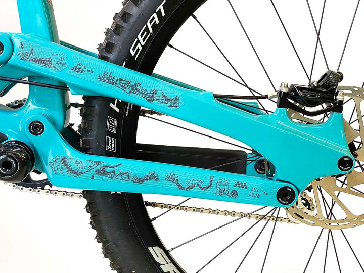 All Mountain Style Frame Guard Extra Rahmenschutz Einheitsgrösse Red Bull Hardline Dark Grey, Einhei