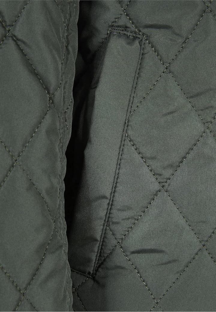 Urban Classics Jungen Boys Diamond Quilt Nylon Jacket Jacke 134-140 olive, 134-140 olive