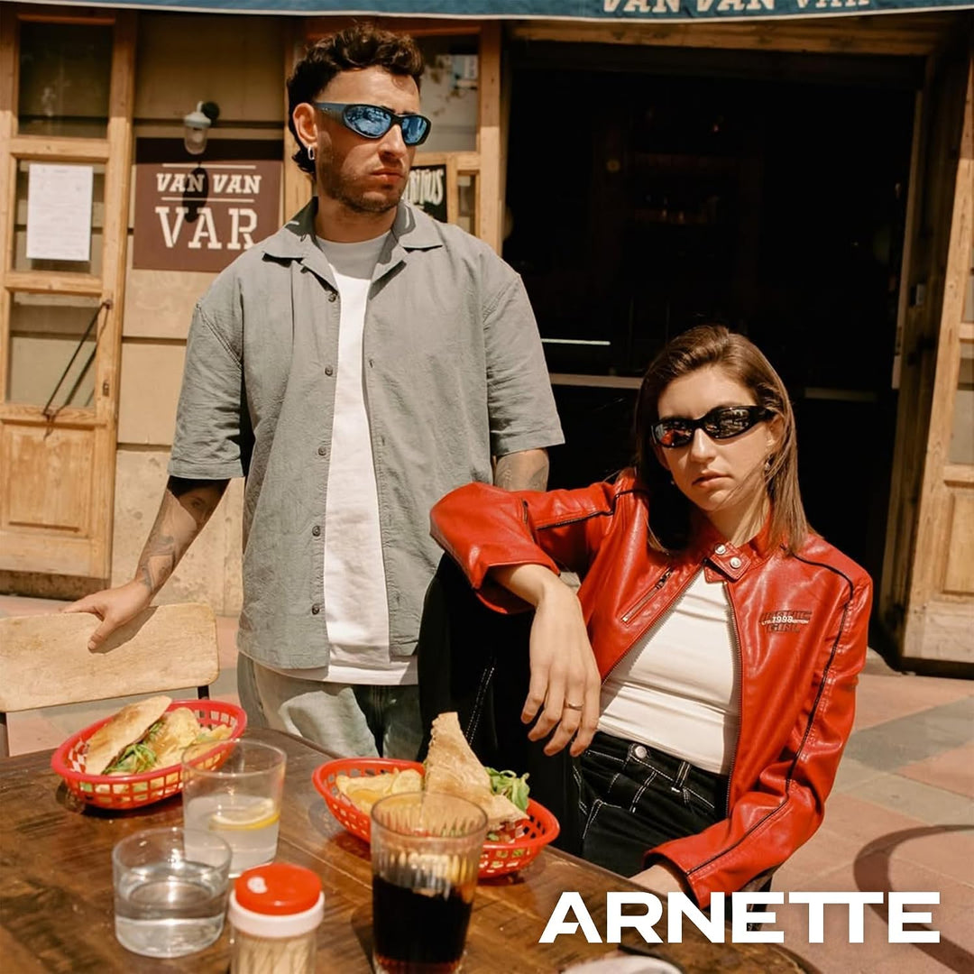 Arnette Herren 0AN4202 226855 62 Sonnenbrille, Schwarz (Fuzzy Black/Blueemirrorbluee)
