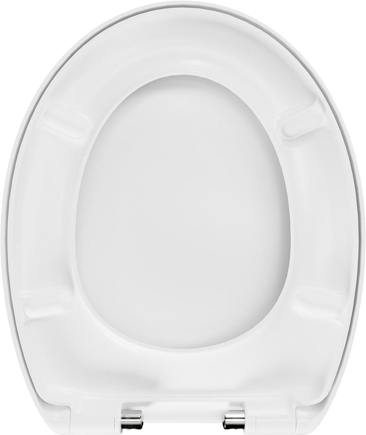 LUVETT® WC-Sitz inkl. 3 Edelstahl Montagelösungen & Absenkautomatik Softclose, Made in EU, antibakte