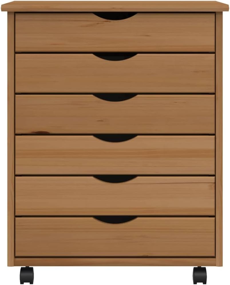 Tidyard Rollschrank mit Schubladen Rollcontainer Büroschrank Aktenschrank Bürocontainer Schrank Büro