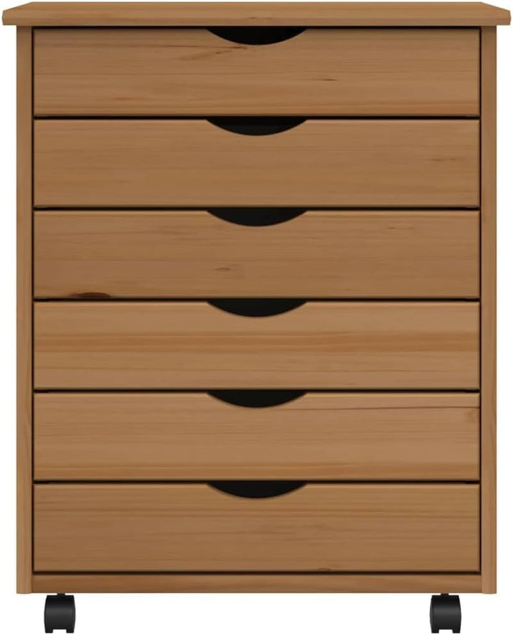 Tidyard Rollschrank mit Schubladen Rollcontainer Büroschrank Aktenschrank Bürocontainer Schrank Büro