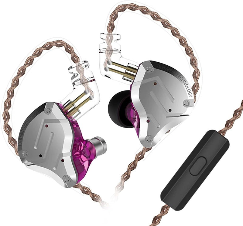 KZ ZS10 Pro 4BA + 1DD Im Ohr Kopfhörer HiFi Clear Bass Musiker Ohrhörer Kopfhörer Noise Cancelling M