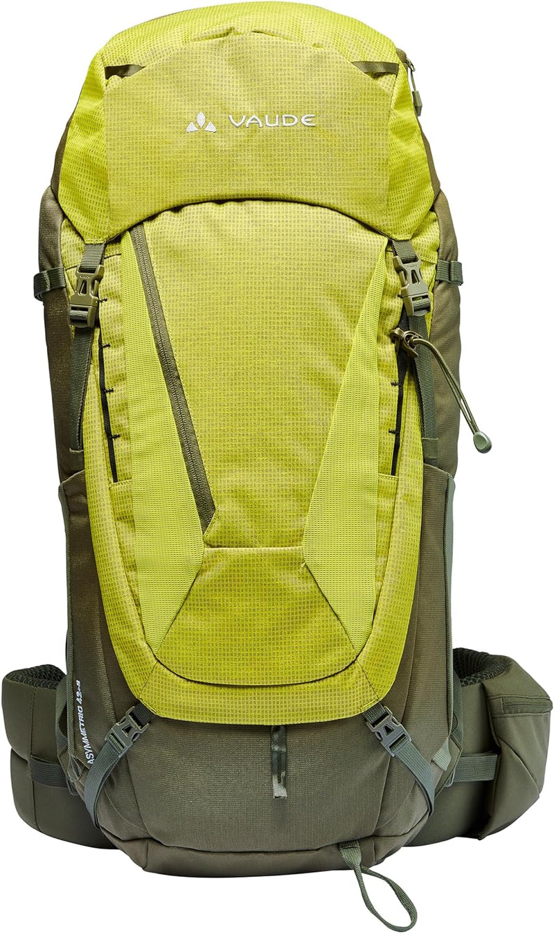 VAUDE Asymmetric 42+8 - Trekkingrucksack - 50 Liter Bright Green Einheitsgrösse, Bright Green Einhei