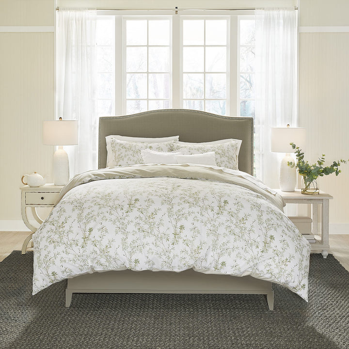 Laura Ashley Home - Queen-Bettbezug-Set, Baumwolle, wendbare Bettwäsche mit passenden Kissenbezügen,