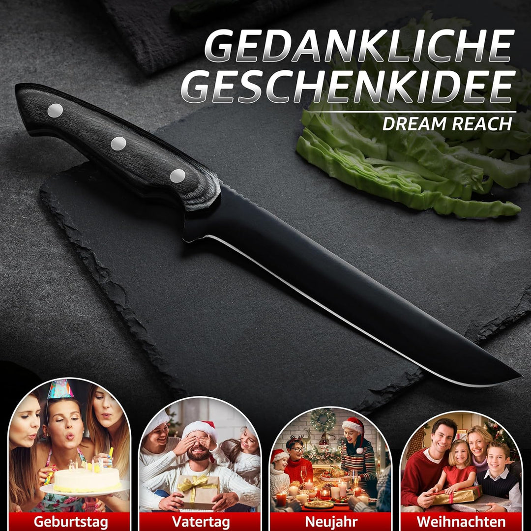 Dream Reach Ausbeinmesser filetiermesser Scharfe- Profi filetiermesser fleisch Full Tang Küchenmesse