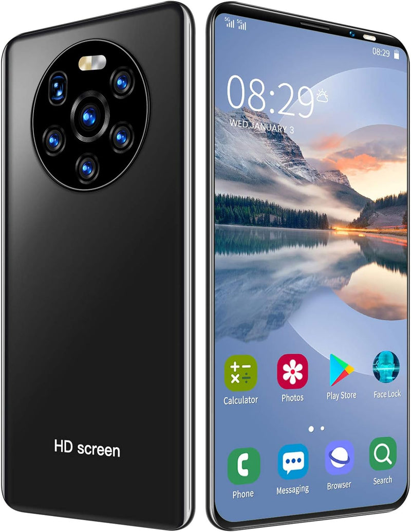 Smartphone ohne Vertrag Günstig, Mate40 Pro Dual SIM Handy Mobiltelefon, 5.45 Zoll HD Vollbild, Andr