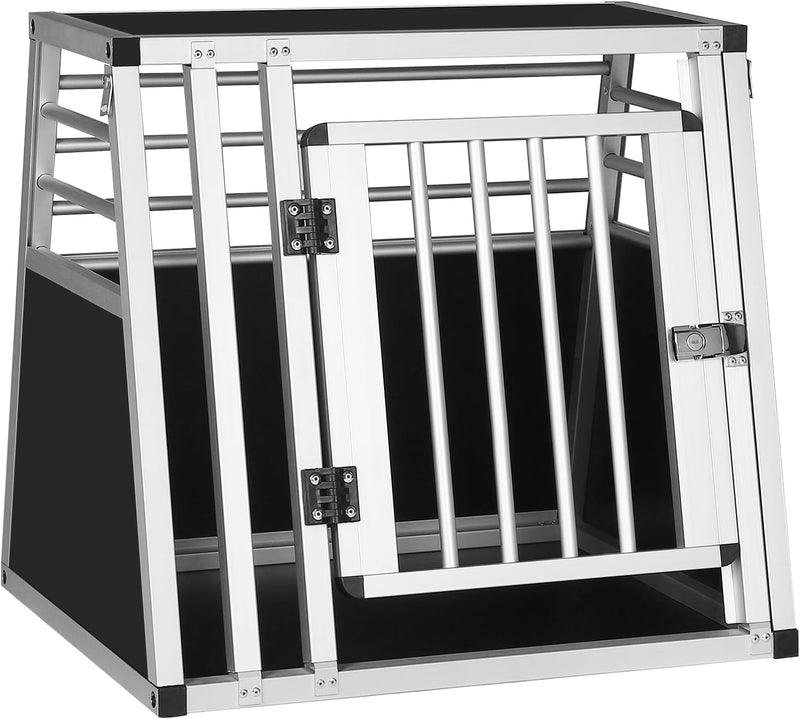 EUGAD Hundetransportbox Alubox Reisebox Autobox für kleine Hunde Beagle, Französische Bulldogge, kle